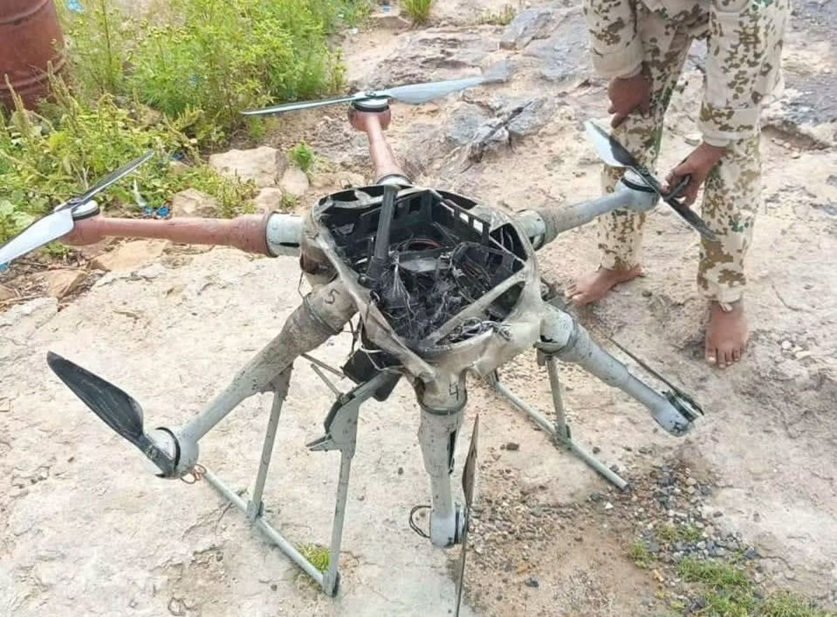 الجيش اليمني يسقط طائرة مسيرة للحوثيين في جبهة الصلو