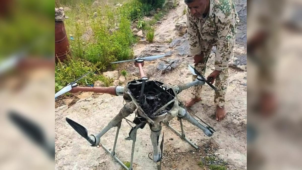 تعز.. مقتل جندي بقصف مسيرة حوثية في قدس وإسقاط أخرى في الصلو
