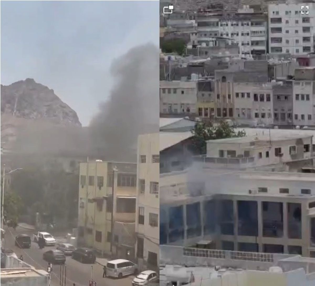 عدن.. اندلاع حريق في مبنى كلية الحاسوب الآلي بمديرية المعلا