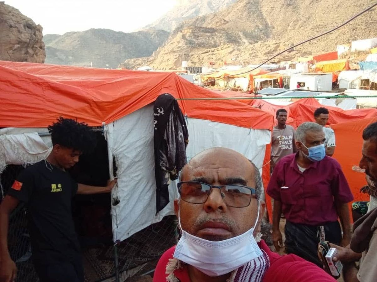 وفيات وإصابات بإسهال مائي في مخيم للاجئين الأفارقة بشبوة