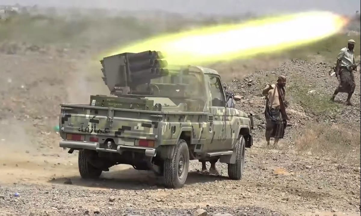 Government forces target Houthi positions and movements in Mocha
