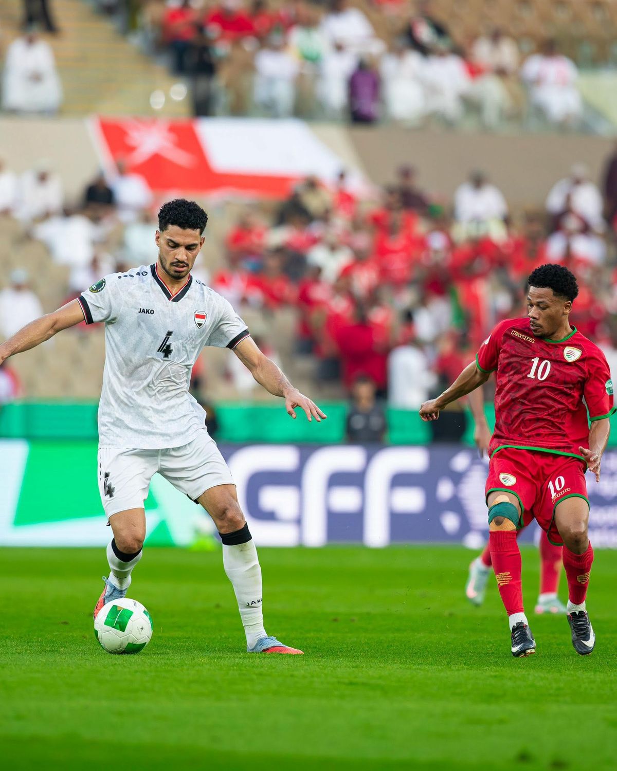 عُمان تفرض التعادل على العراق في افتتاح مشوارهما بـ"خليجي 27"