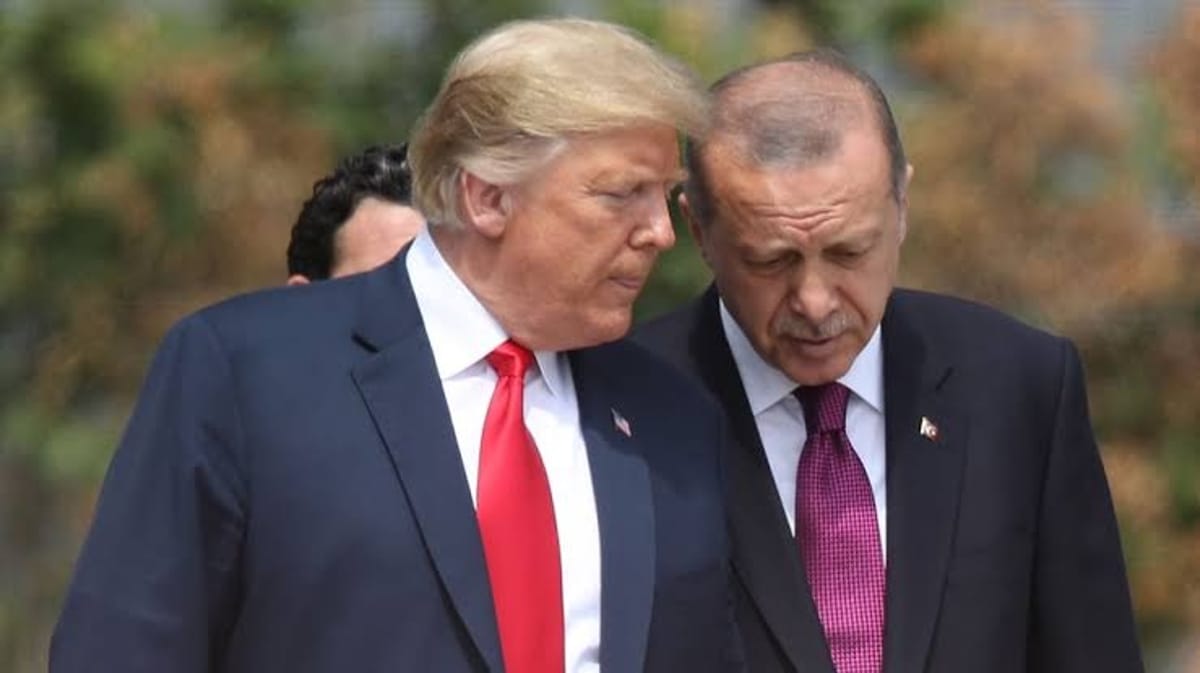 أردوغان يبحث مع ترامب جهود تركيا الدبلوماسية بشأن اليمن ومضيق هرمز