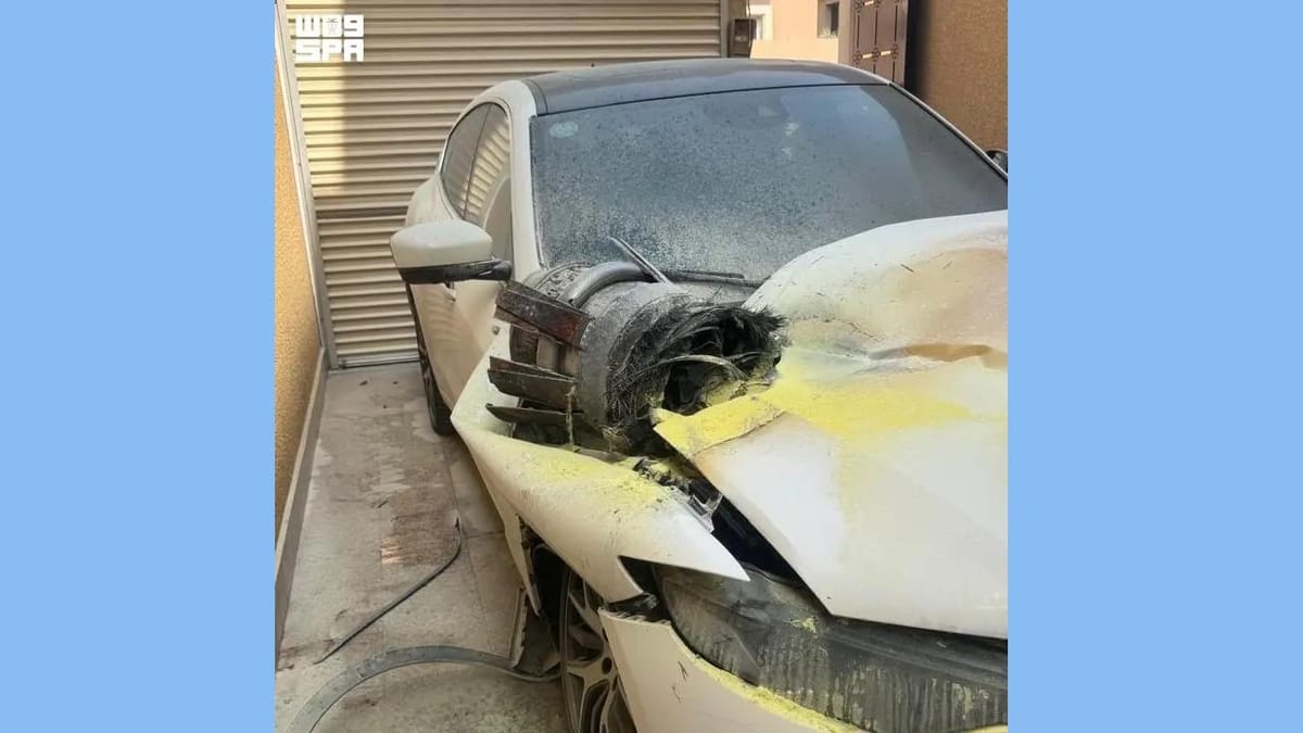 إصابة مقيم وأضرار مادية باعتراض صاروخ للحوثيين في الرياض