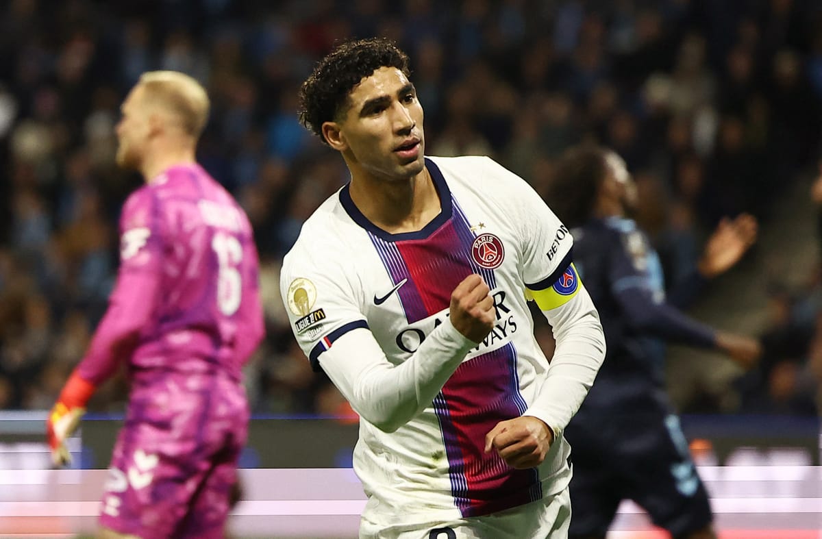 حكيمي يقود سان جيرمان لفوز كبير على لوهافر في الدوري الفرنسي