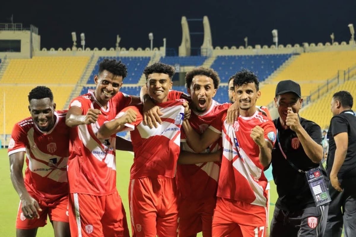 شعب حضرموت يخسر أمام الدحيل القطري في الدقائق الأخيرة بكأس الخليج للأندية