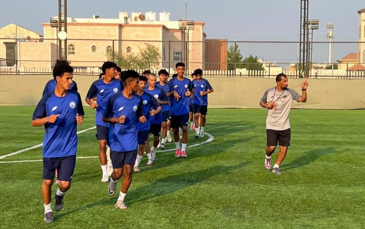 منتخب الناشئين يخوض أول حصة تدريبية في معسكره الخارجي بالدمام