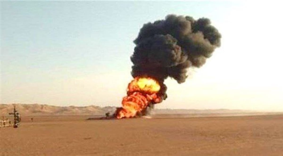 مجهولون يفجرون أنبوب النفط في شبوة