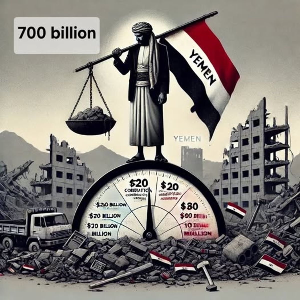 خبير اقتصادي: خسائر اليمن من الحرب تتجاوز 700 مليار دولار
