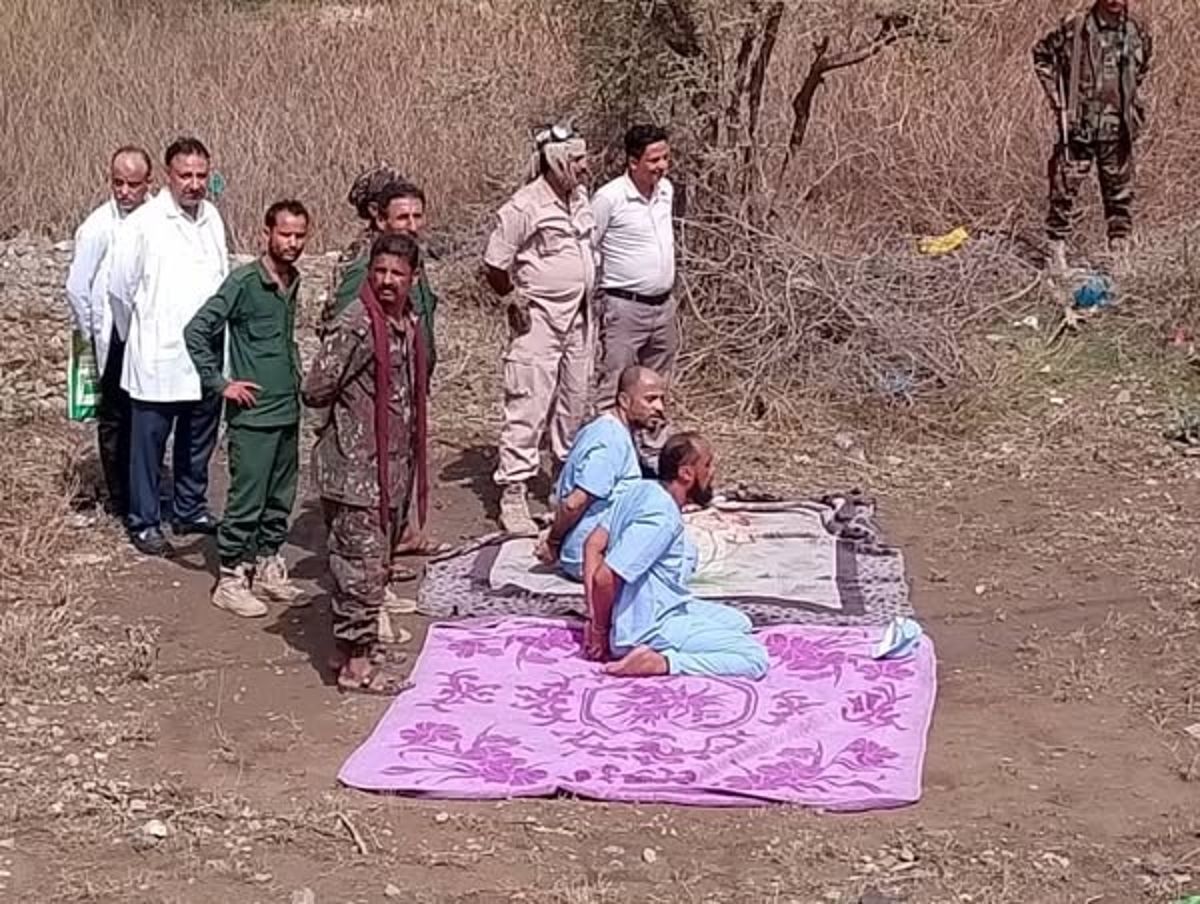 تنفيذ حكم الإعدام بحق مدانين بجرائم قتل في تعز