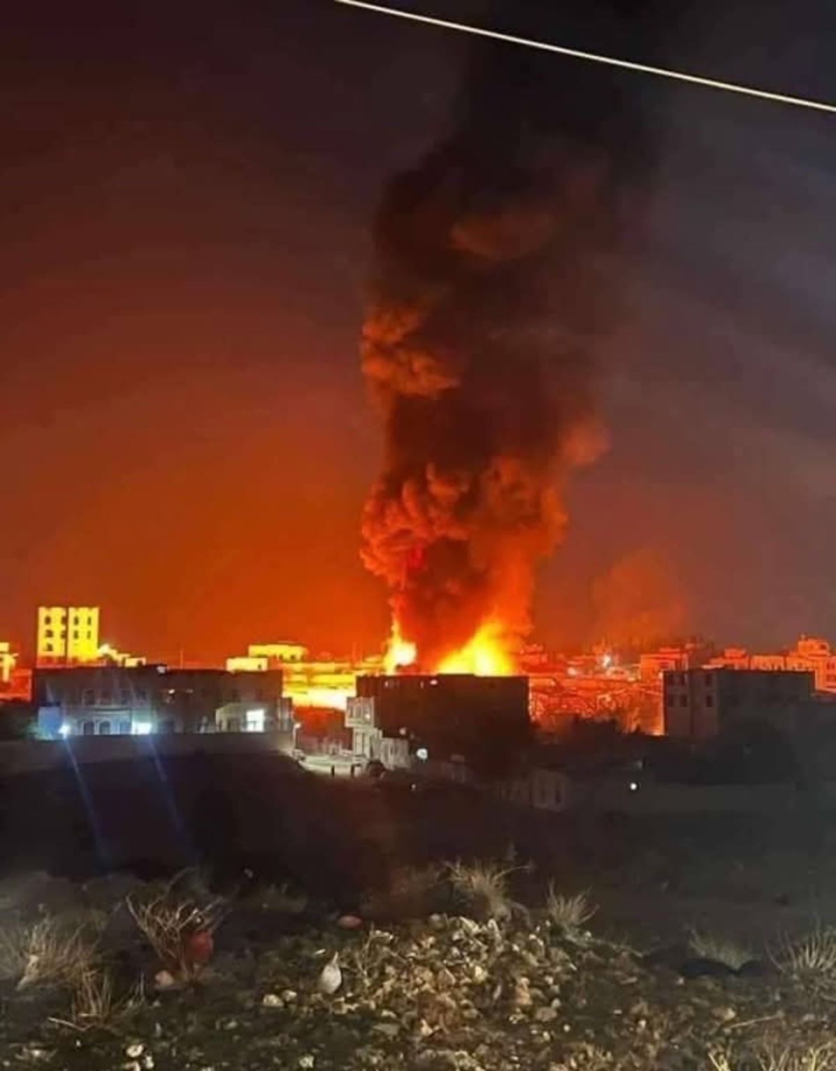 غارات جوية أمريكية تستهدف مديرية بني مطر غرب صنعاء