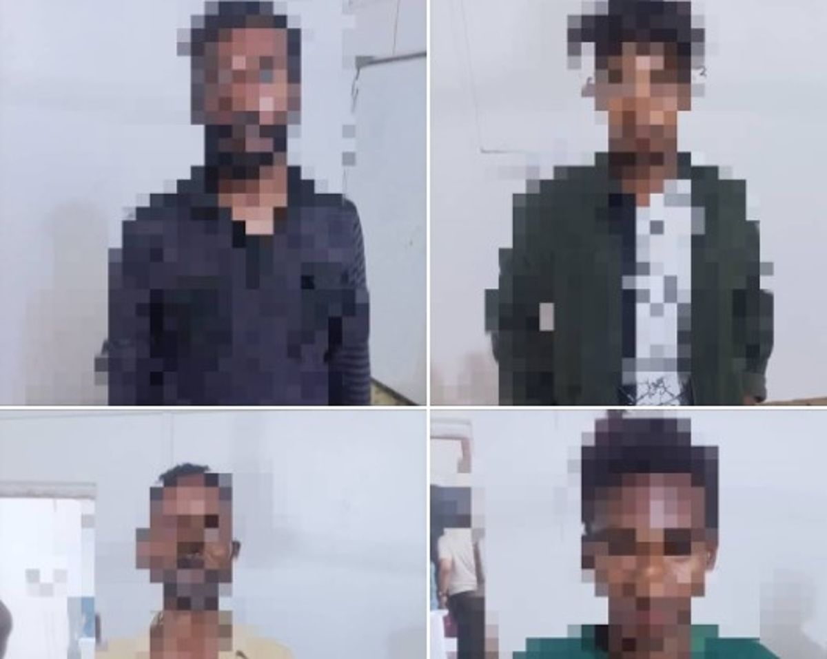 مكافحة المخدرات بالمهرة تضبط أربعة أشخاص أثناء تعاطي الحشيش في الغيضة