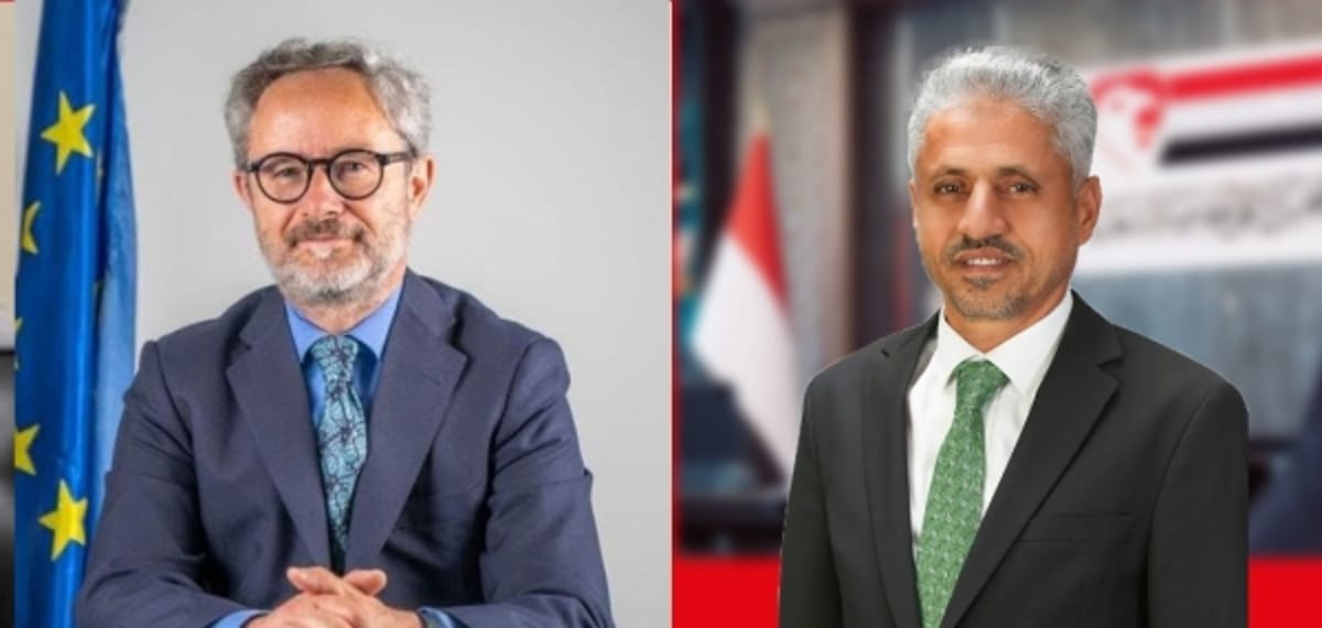 قيادة المجلس الأعلى للمقاومة الشعبية تناقش مع بعثة الاتحاد الأوروبي التطورات في اليمن