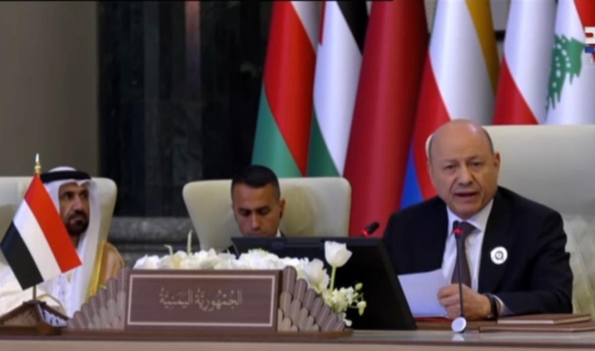 العليمي: اليمن سيظل ملتزمًا بالثوابت العربية وعمقًا أصيلًا لقضايا أمته