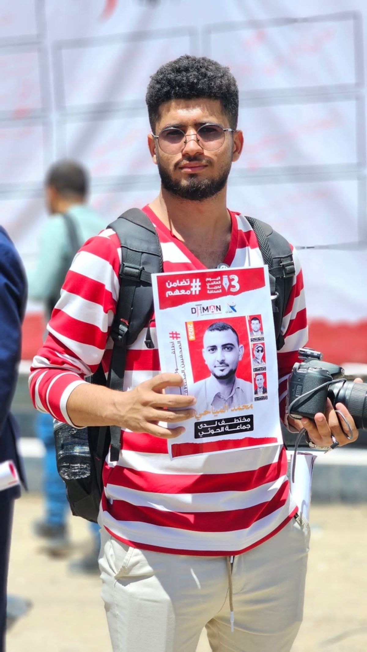 منظمة حقوقية تدين حكم سجن الصحفي المياحي بصنعاء وتعتبره "جريمة قانونية"