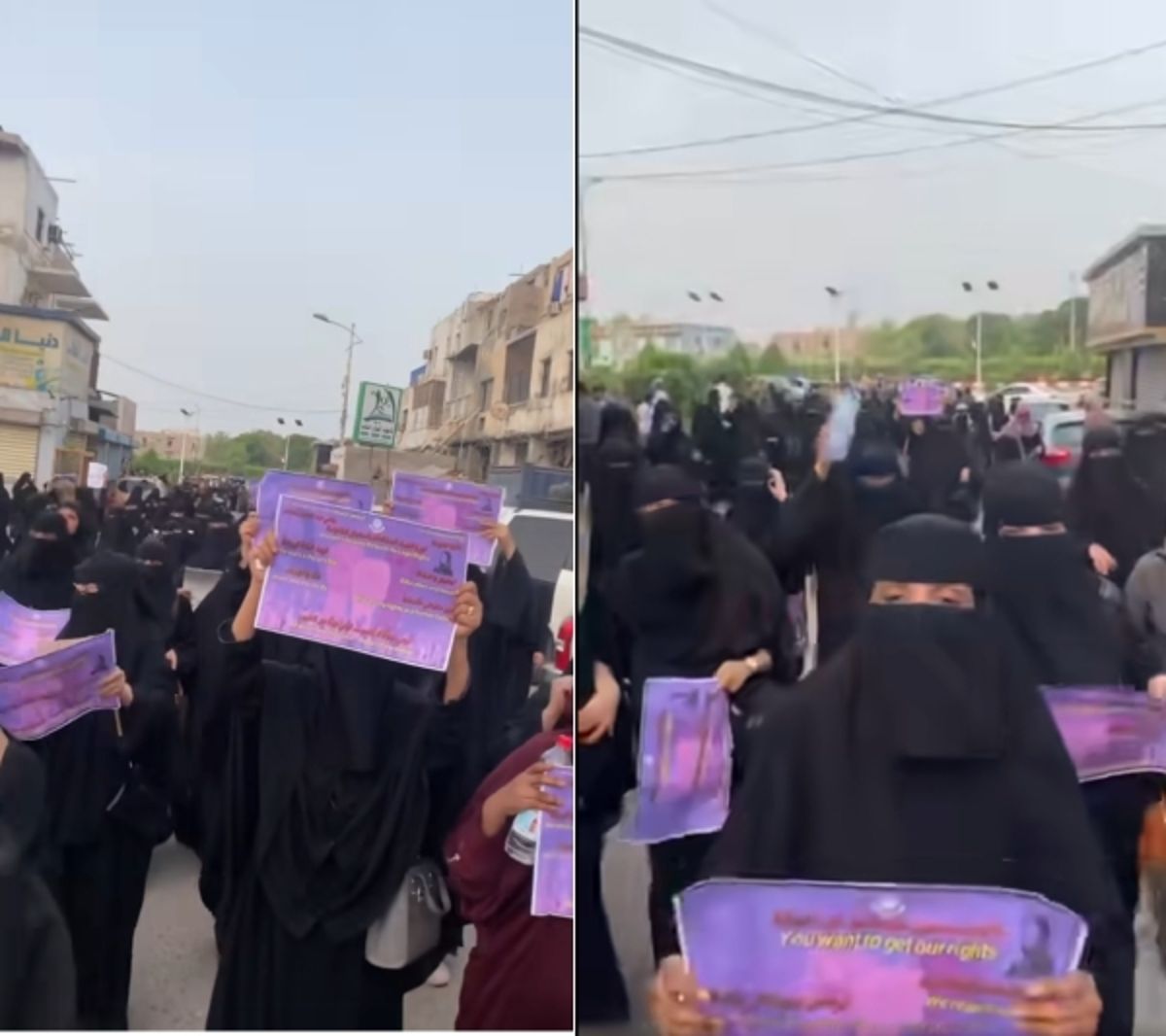 اعتبر السكوت خيانة.. بيان الوقفة النسائية بعدن يؤكد على المطالب الحقوقية للاحتجاجات