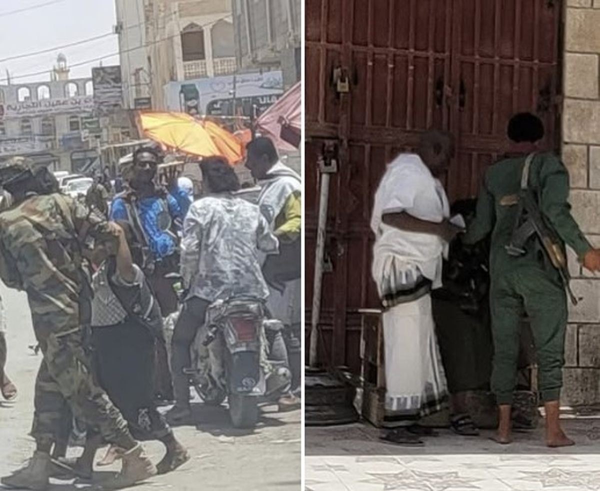 اتهامات لجنود أمن في عتق بالاعتداء ونهب ممتلكات باعة من أبناء المحافظات الشمالية