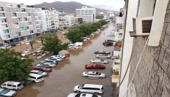 تسببت السيول بخسائر مادية وبشرية في عدن
