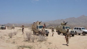 التعزيزات العسكرية كانت في طريقها للقوات الحكومية في البيضاء