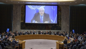 المبعوث الدولي مارتن غريفيث في إحاطة لمجلس الأمن الدولي