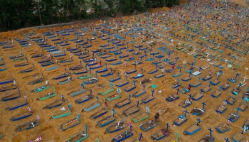 مقابر ضحايا كورونا في البرازيل