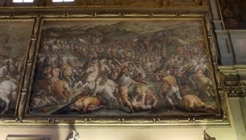 لوحة تعبر عن انتصار جمهورية فلورنسا ضد ميلانو