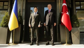 أردوغان مع نظيره الاوكراني
