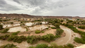 أمطار في الصعيد بشبوة - إرشيف