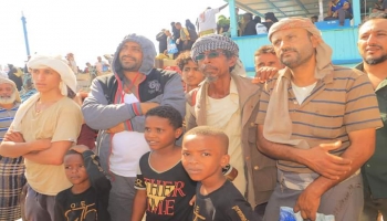 لاجئون يمنيون يصلون الصومال