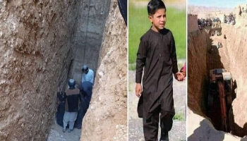 وفاة الطفل الأفغاني