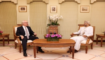 وزير الخارجية العماني بدر البوسعيدي والمبعوث الأمريكي لدى اليمن - أرشيفية