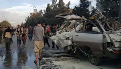 هجوم سابق استهدف حافلة تقل موظفين بأفغانستان