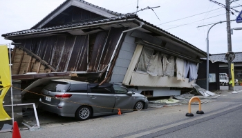زلزال سابق في اليابان