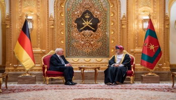 سلطان عمان يبحث مع رئيس ألمانيا العلاقات الثنائية
