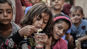 من الأطفال الفلسطينيين في غزة