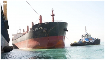 السفينة اليونانية "زوغرافيا" التي استهدفها الحوثيون في 16 يناير بعد أن كانت في طريقها إلى الاحتلال الإسرائيلي