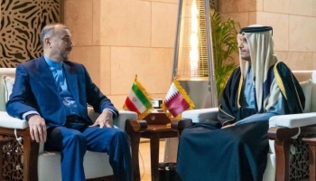 وزيرا خارجية قطر وإيران يبحثان سبل خفض التصعيد بالمنطقة