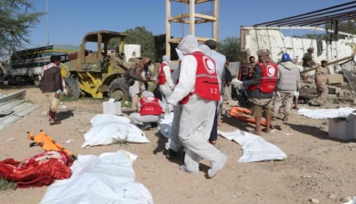 133 قتيلا وجريحا حصيلة  عدوان واشنطن على مركز المهاجرين الأفارقة في صعدة