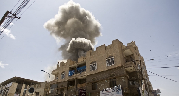 غارة سابقة للتحالف على اليمن