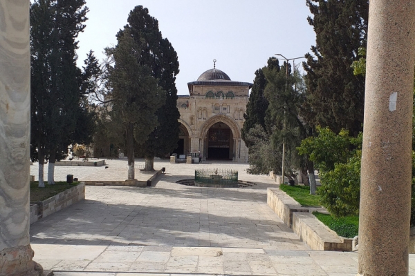 جانب من المسجد الأقصى