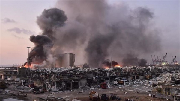 منازل محطمة عقب الإنفجار في بيروت