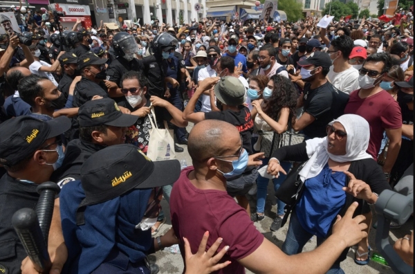 احتجاجات في تونس