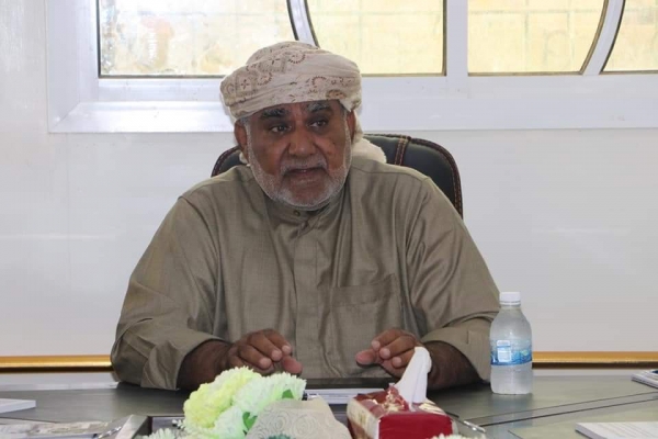 الشيخ علي الحريزي رئيس لجنة الاعتصام السلمي في محافظة المهرة