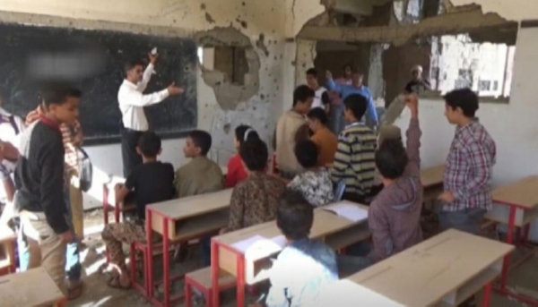منظمة: 60٪ من الأطفال الذين تعرضت مدارسهم للهجوم في اليمن لم يعودوا للتعليم