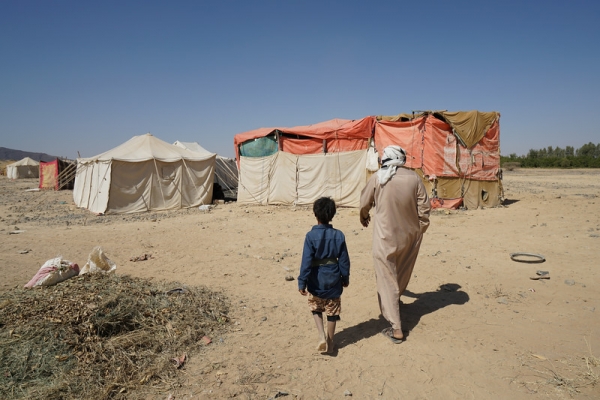 منظمة: النزوح في اليمن انخفض بنسبة 60% بعد توقيع الهدنة