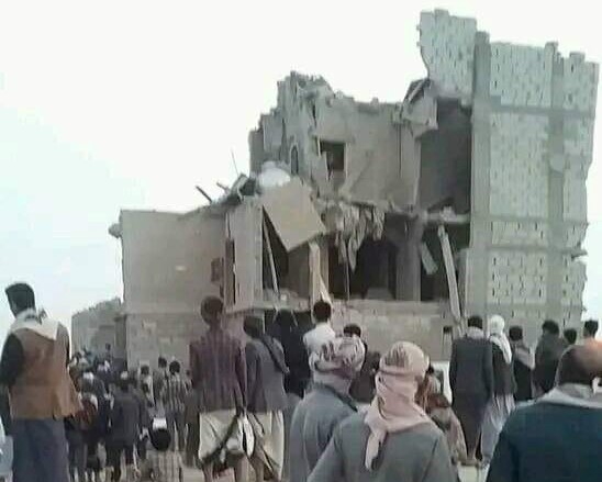 وفاة وإصابة أربعة إثر انهيار منزل في ذمار جنوبي صنعاء
