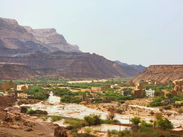 أمطار اليوم السبت في محافظة شبوة، ناشطون