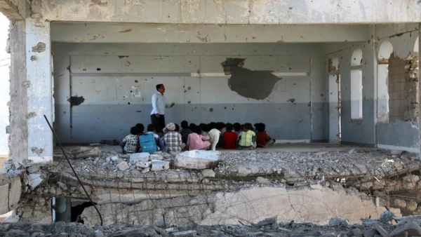 تدمير وتضرر ثلاثة آلاف مدرسة يمنية