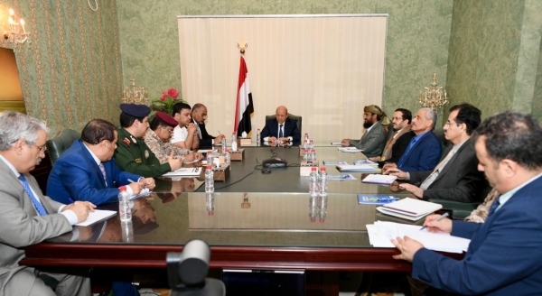 اجتماع المجلس الرئاسي في عدن- سبأ نت