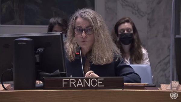 نائبة مندوب فرنسا في مجلس الأمن الدولي ناتالي برود هيرست